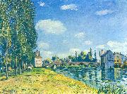 Alfred Sisley Brucke von Moret im Sommer oil painting